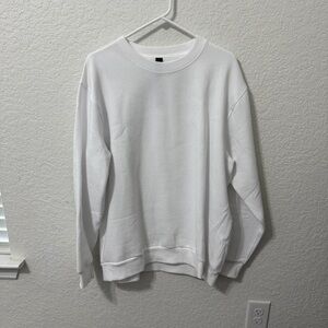 lululemon athletica White Crewneck Sweater